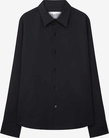 Chemise Studio Seidensticker en noir : devant
