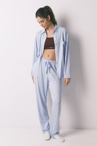 Pyjama Women' Secret en bleu : devant