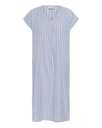 Kaffe Jurk 'Malena' in Blauw: voorkant