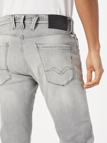 REPLAY Slimfit Jeans 'ANBASS' in Grau