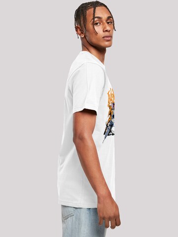 T-Shirt 'DC Comics Batman Troublemakers' F4NT4STIC en blanc