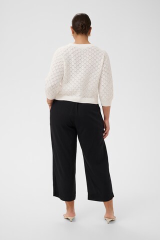 KAFFE CURVE Loosefit Παντελόνι 'KCMille' σε μαύρο