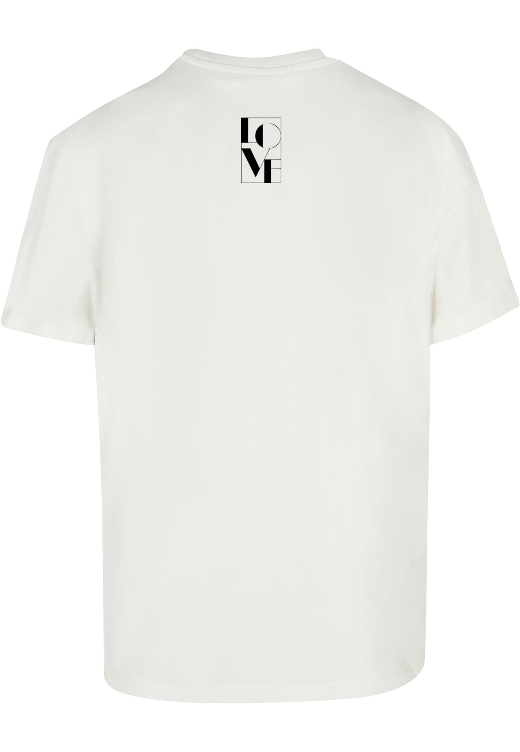 Merchcode Тениска 'Love' в бяло