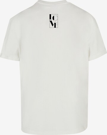 Merchcode Shirt 'Love' in Weiß