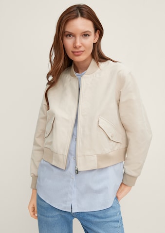 Veste mi-saison comma casual identity en beige : devant