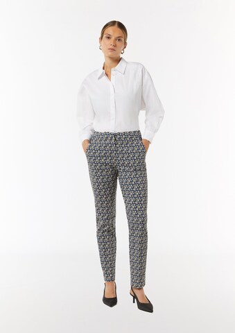 Coupe slim Pantalon COMMA en mélange de couleurs : devant