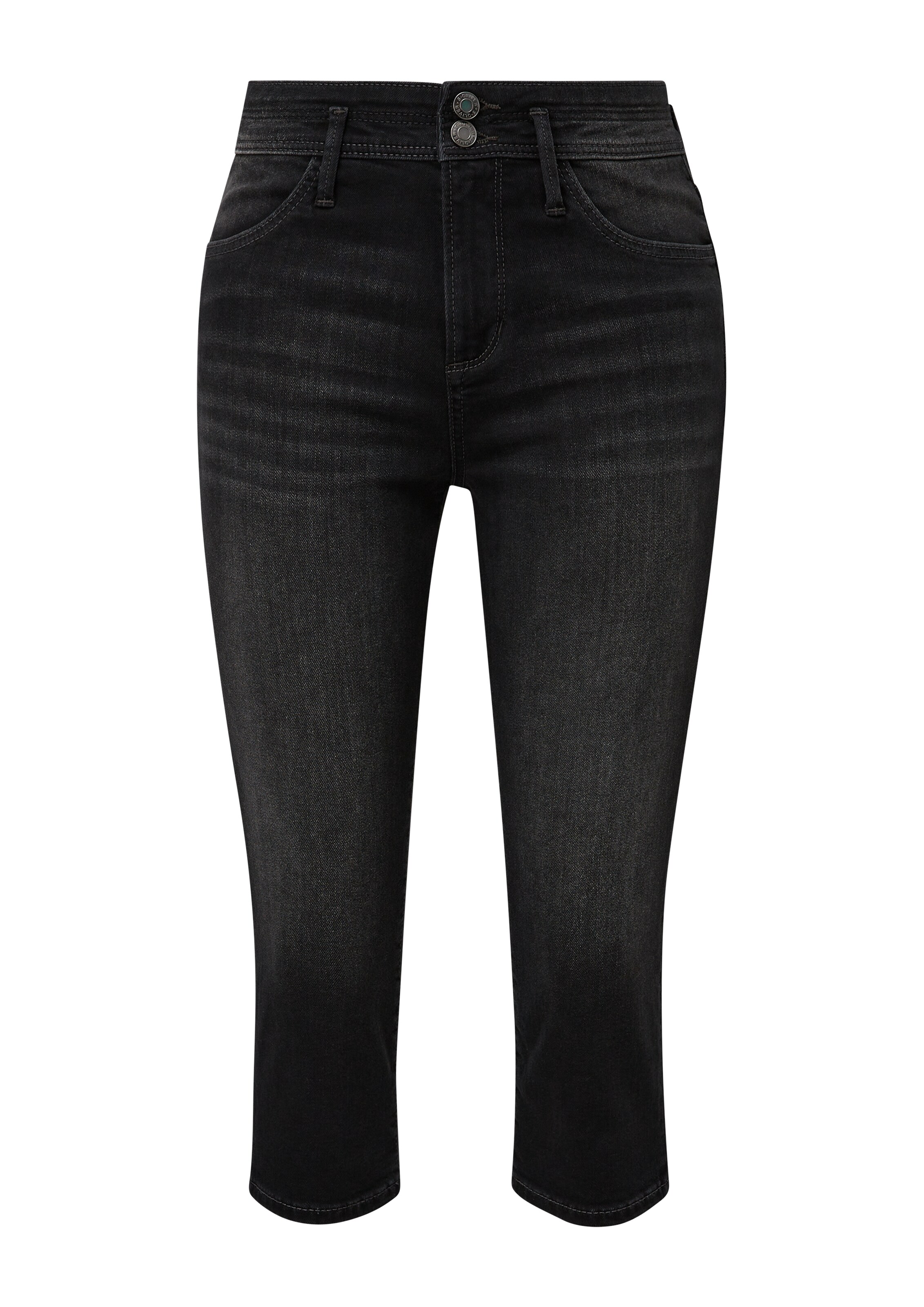 s.Oliver Slimfit Jeans 'Betsy' in Grijs: voorkant