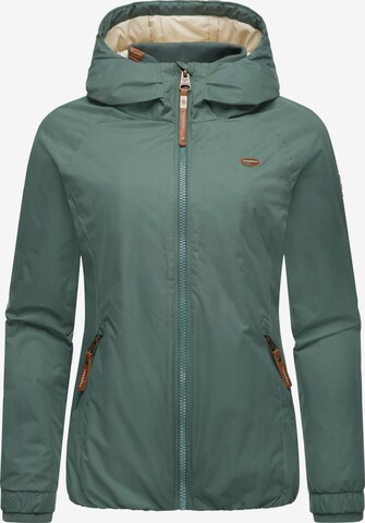 Ragwear Kurtka outdoor 'Dizzie' w kolorze zielony: przód