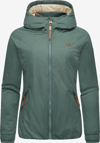 Ragwear Outdoor Jacket 'Dizzie' in Green: front