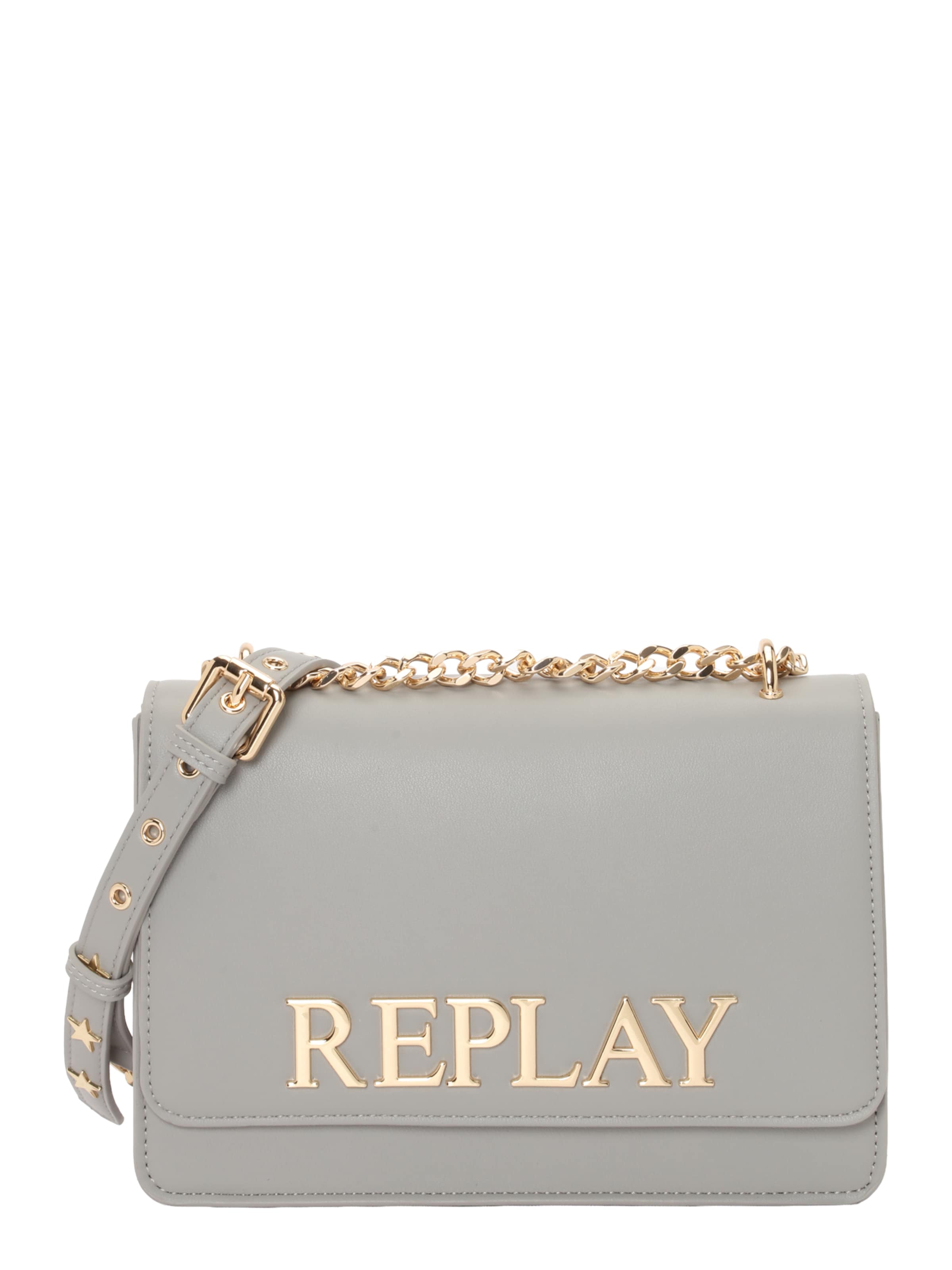REPLAYTorba preko ramena - siva boja: prednji dio