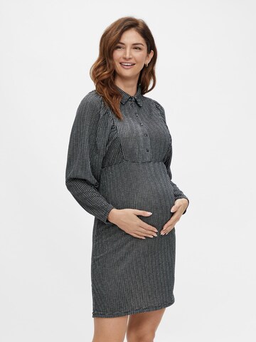 MAMALICIOUS Kleid 'Harlize' in Schwarz: Vorderseite
