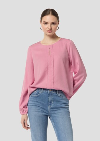 comma casual identity Bluse in Pink: Vorderseite