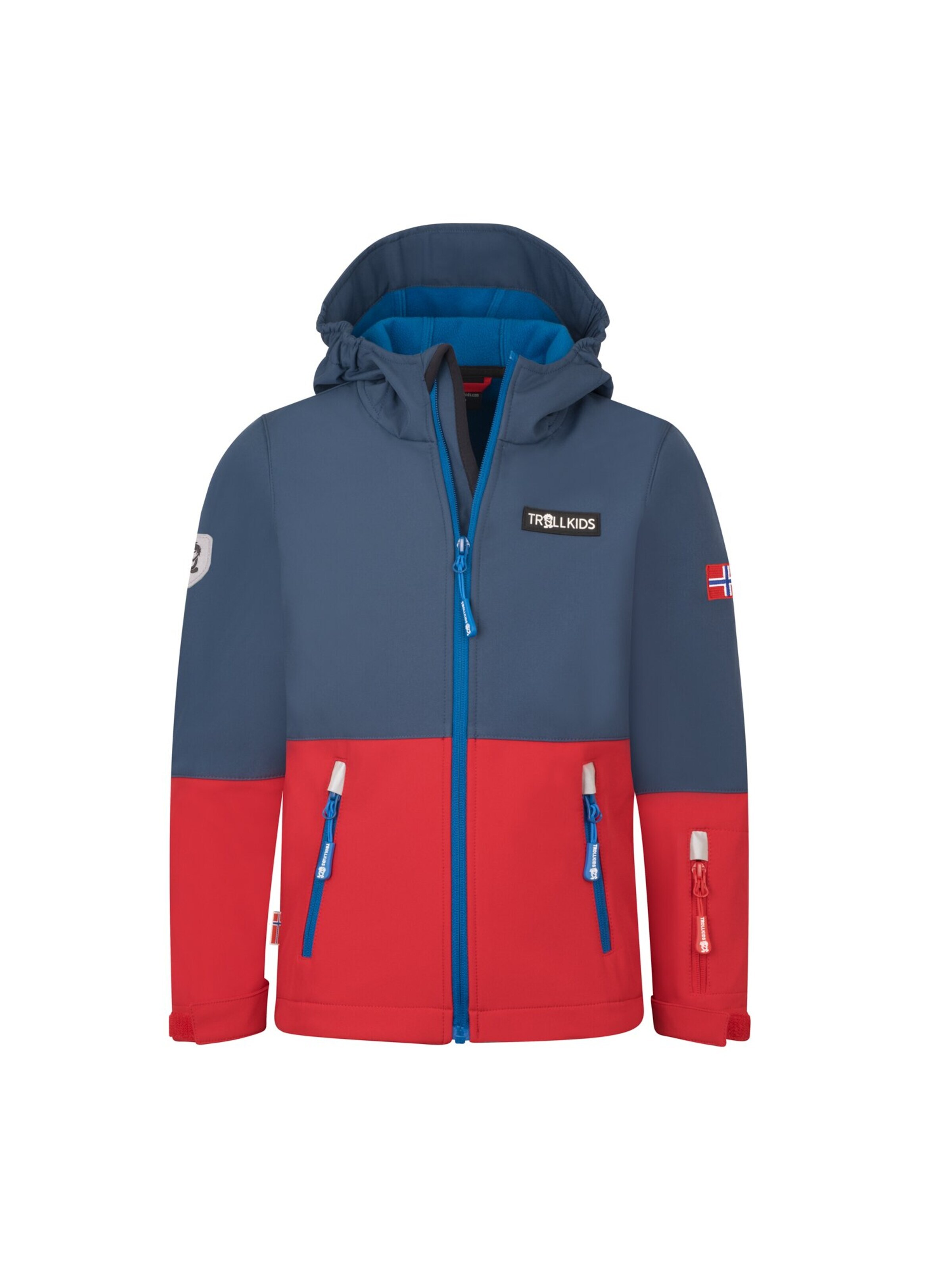 TROLLKIDS Outdoor jacket in Red: front