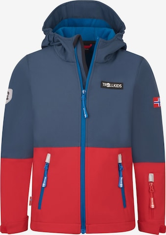 TROLLKIDS Outdoor jacket in Red: front