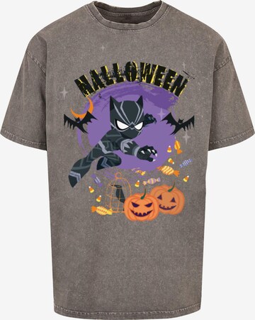 ABSOLUTE CULT Shirt 'Marvel - Black Panther Halloween' in Grey: front