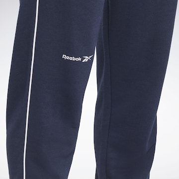 Coupe slim Pantalon de sport Reebok en bleu