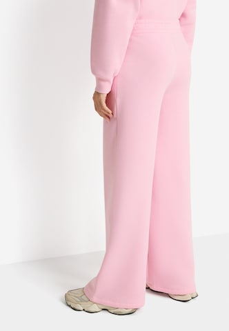 LSCN by LASCANA Wide leg Trousers in Pink