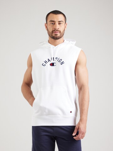 Felpa di Champion Authentic Athletic Apparel in bianco: frontale