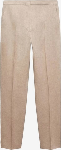 MANGO Regular Pantalon 'Tempoli' in Beige: voorkant