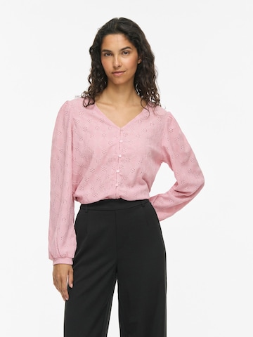 Camicia da donna di VILA in rosa: frontale