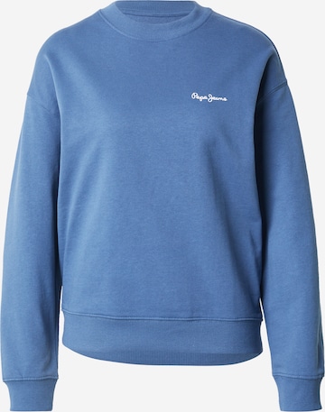 Pepe Jeans Mikina 'STY' - Modrá: predná strana