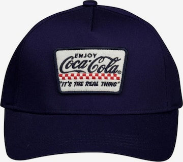 Casquette Deeluxe en bleu : devant