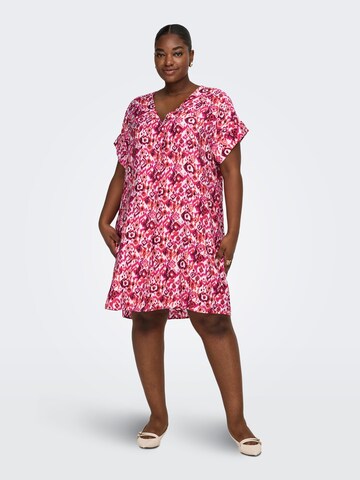 ONLY Carmakoma - Vestido de verano 'CARHavana' en rosa: frente