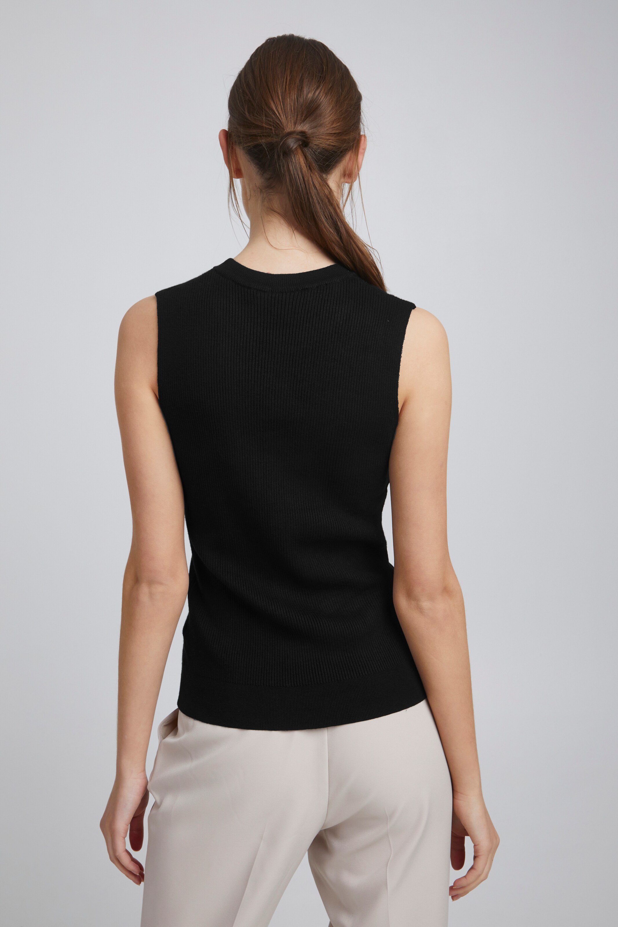 Frauen Pullover & Strick ICHI Pullunder 'IHMARSHA' in Schwarz - WX22399 Frauen Pullover & Strick ICHI Pullunder 'IHMARSHA' in Schwarz - WX22399