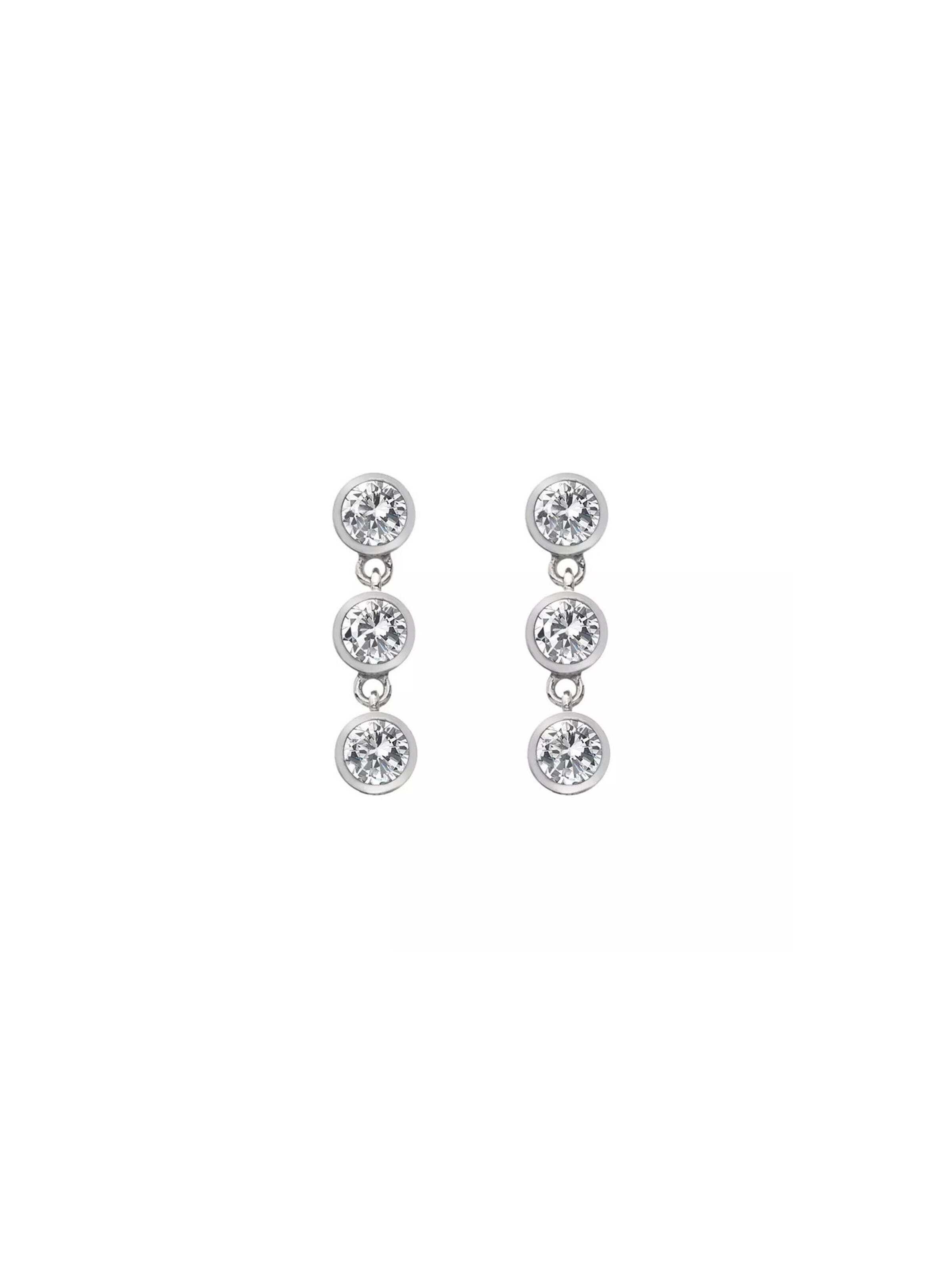 Hot Diamonds Náušnice 'Willow' – stříbrná: přední strana