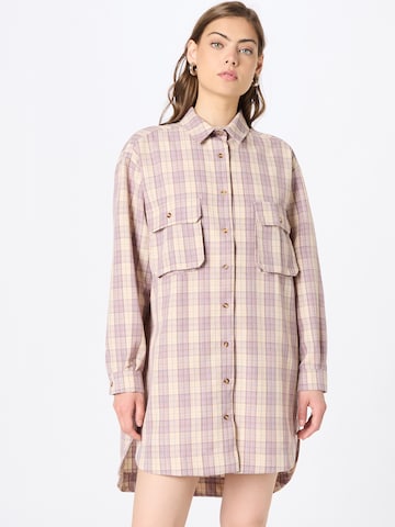 Robe-chemise Missguided en violet : devant