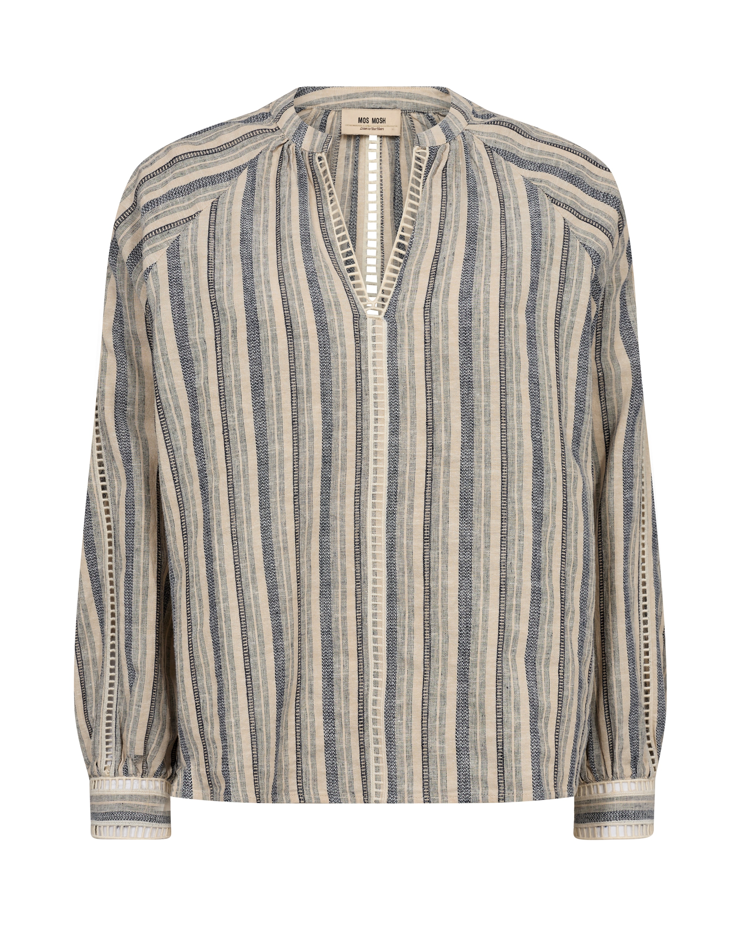 MOS MOSH Bluse in Beige: Vorderseite