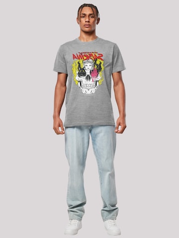 F4NT4STIC T-Shirt 'Adventures Of Sabrina Boys Skull' in Grau