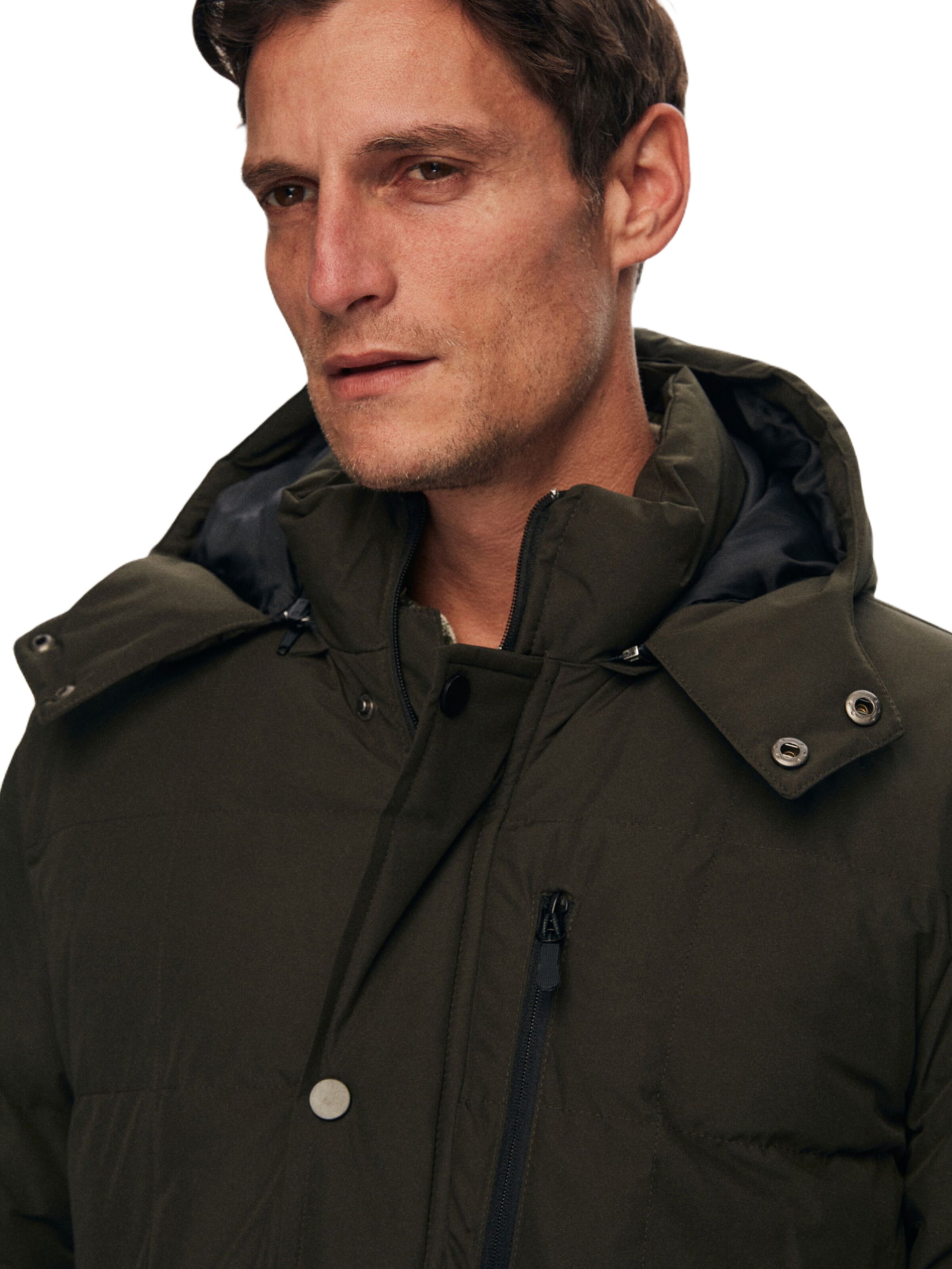 D’S Damat Winterjas in Groen