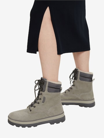 ESPRIT Lace-Up Ankle Boots in Grey