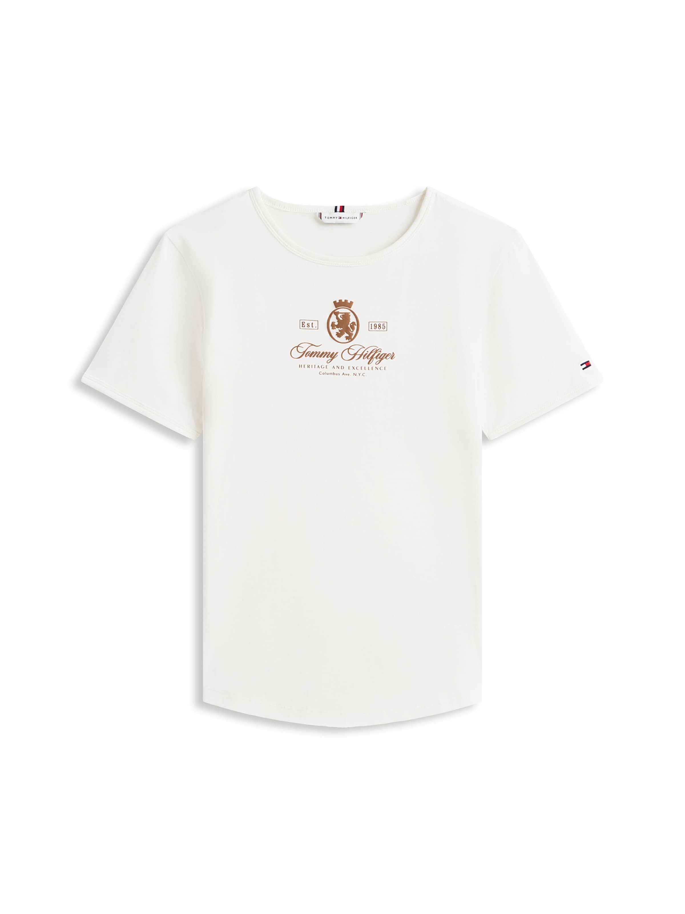 T-shirt TOMMY HILFIGER en blanc : devant