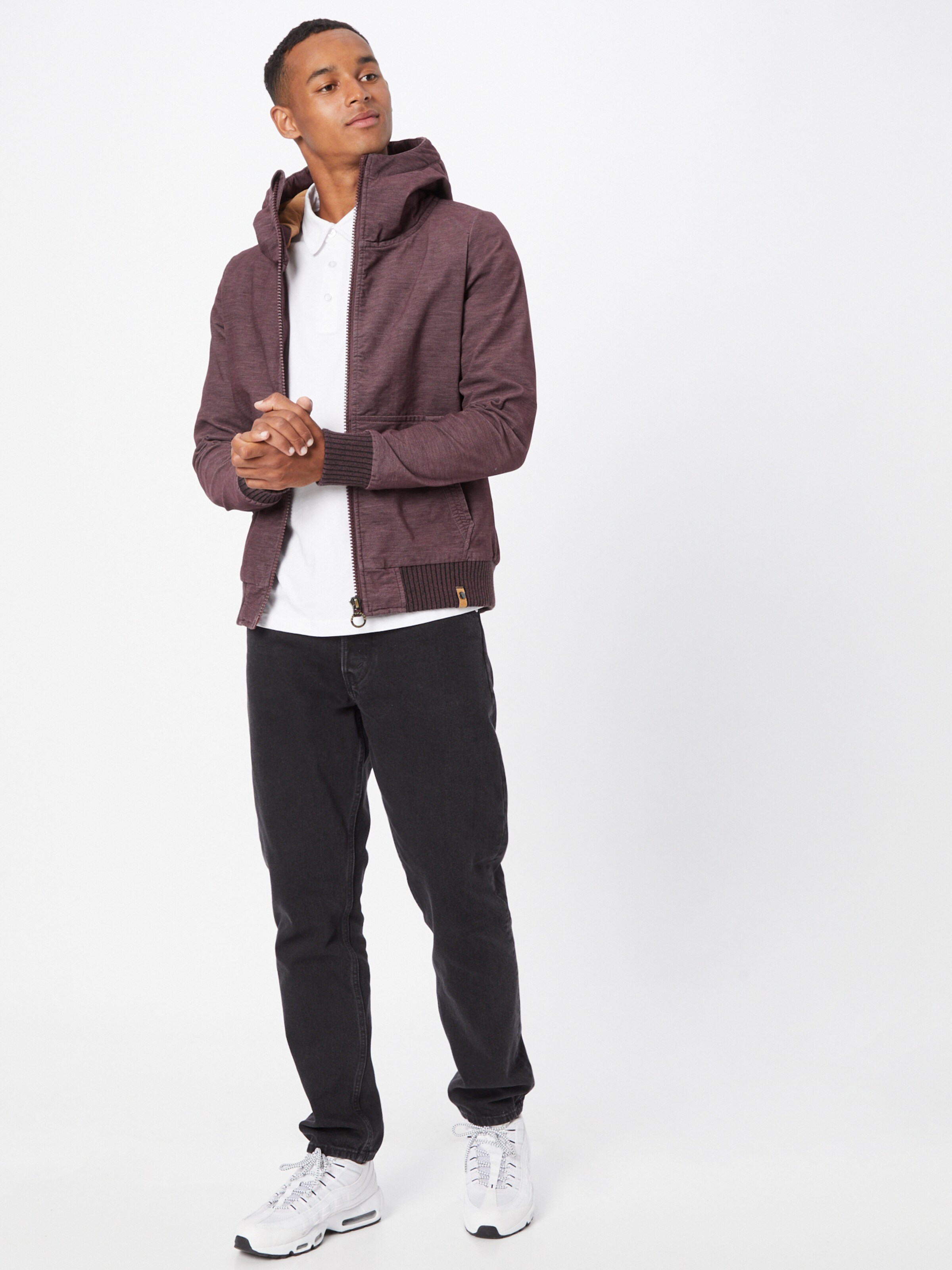 Männer Jacken Fli Papigu Jacke 'AMG aber kein Arbeit' in Bordeaux - NW18109 Männer Jacken Fli Papigu Jacke 'AMG aber kein Arbeit' in Bordeaux - NW18109