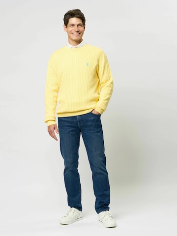 Pull-over 'Mads' U.S. POLO ASSN. en jaune