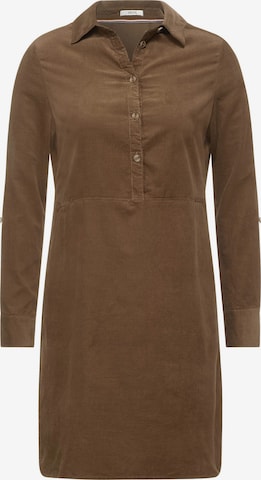 Robe-chemise CECIL en marron : devant