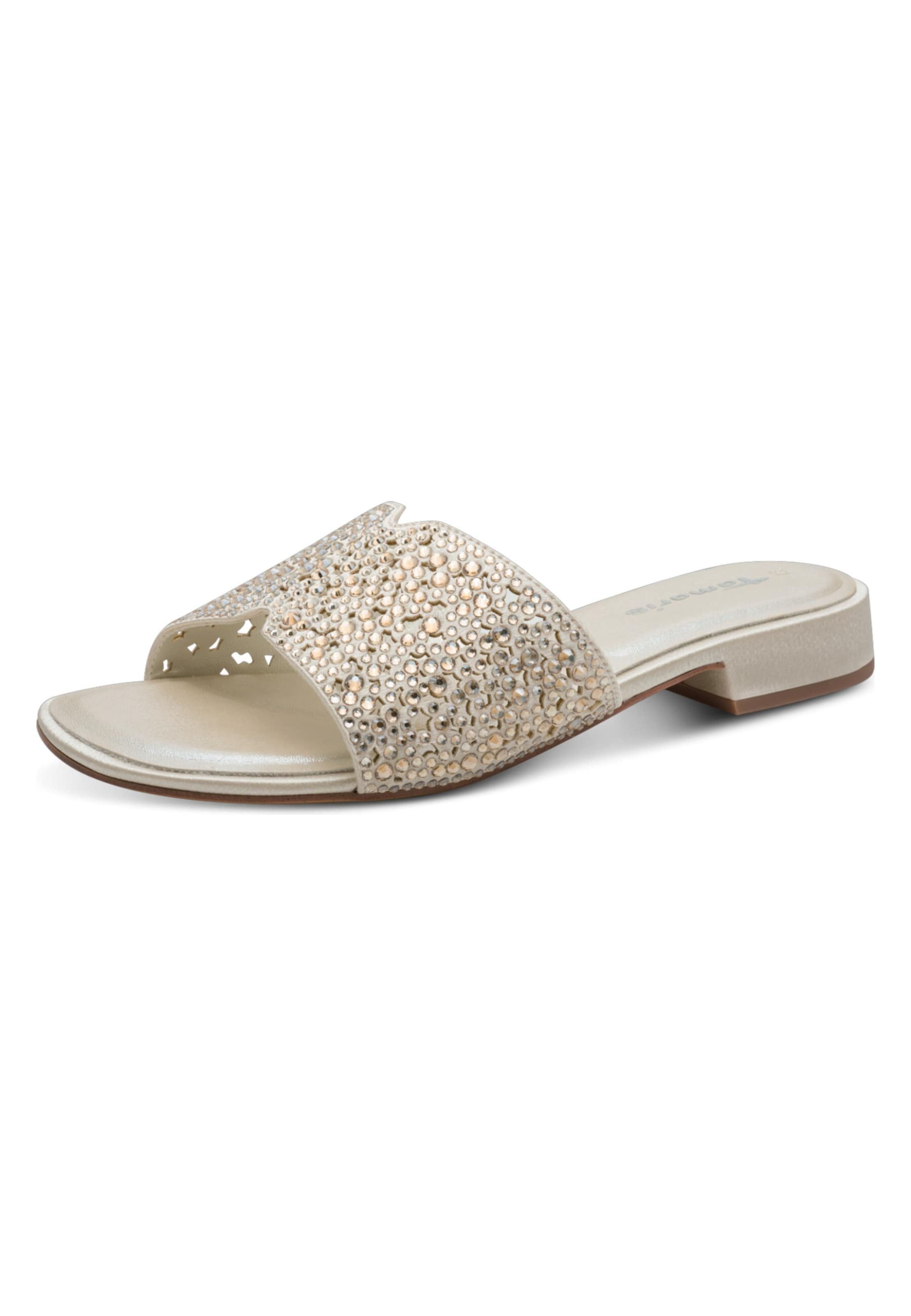 Mule Tamaris en blanc : devant