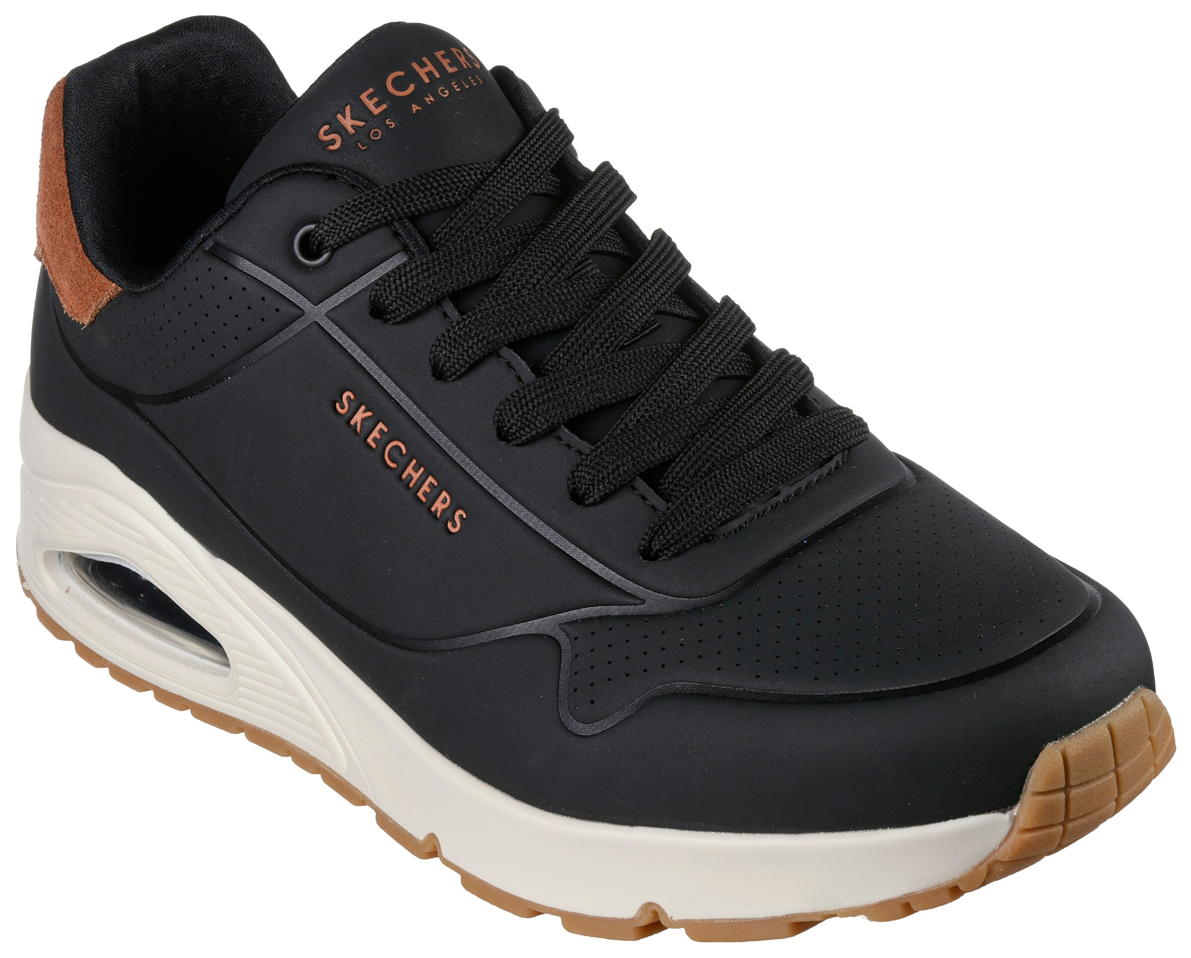 SKECHERS Platform trainers 'Uno - Suited On Air' in Black