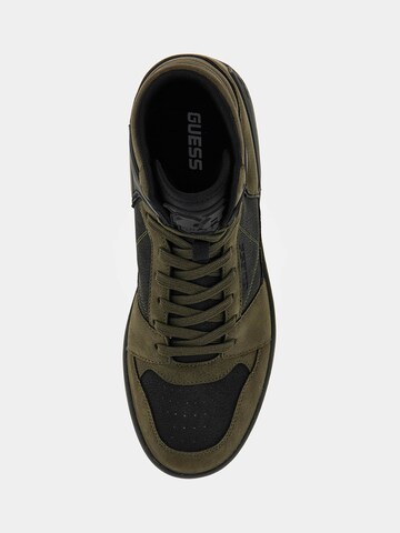 GUESS High-Top Sneakers 'Sava' in Green