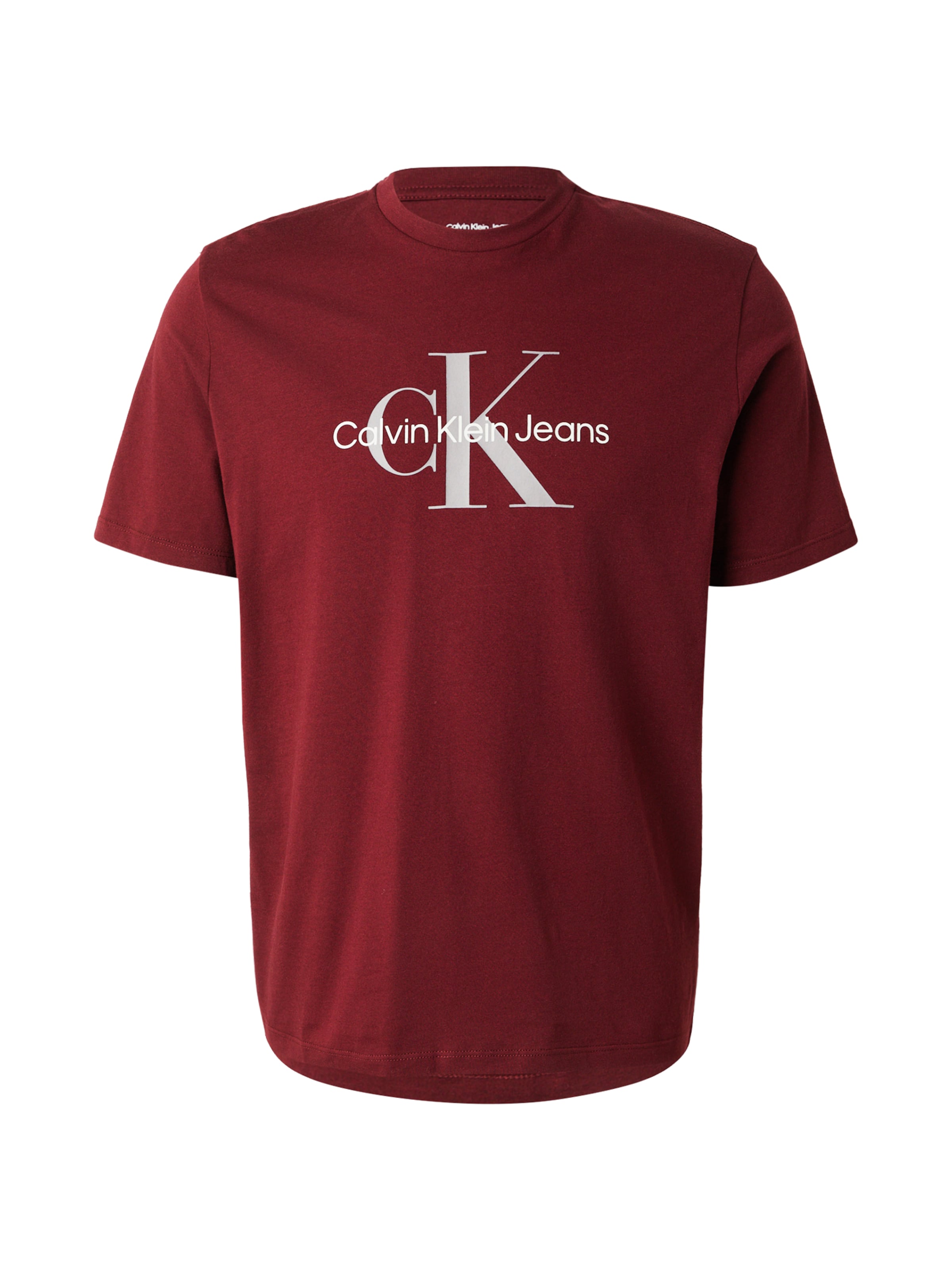 T-Shirt Calvin Klein Jeans en rouge : devant