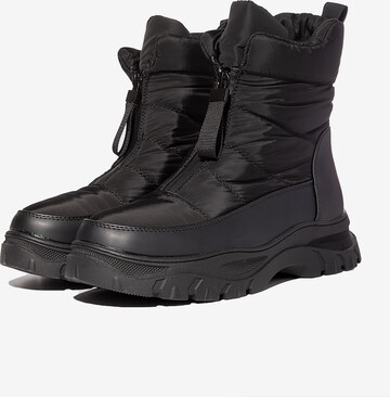 CESARE GASPARI Lace-Up Boots in Black