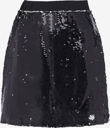 Jupe faina en noir : devant