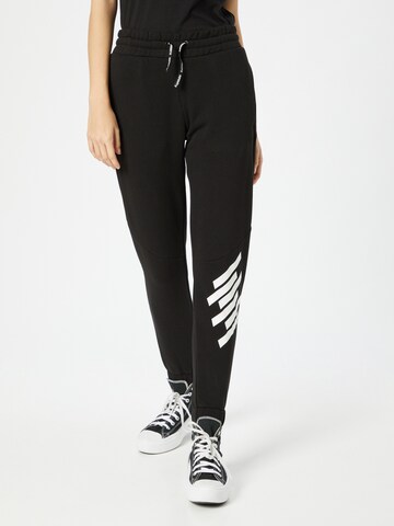 Superdry Tapered Workout Pants 'Train Core' in Black: front