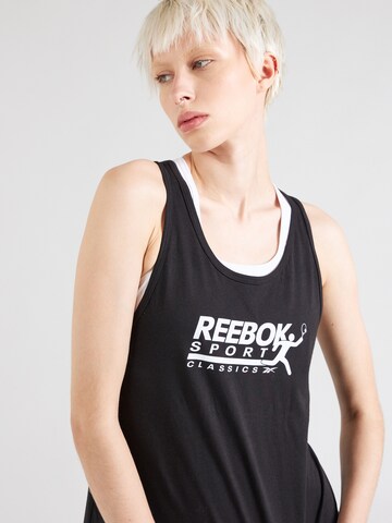 Sport top de la Reebok pe negru