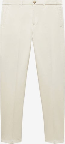 MANGO MAN Regular Pants 'dublino' in White: front