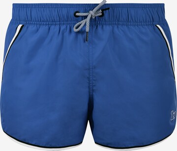 BLEND Zwemshorts 'Balderian' in Blauw: voorkant