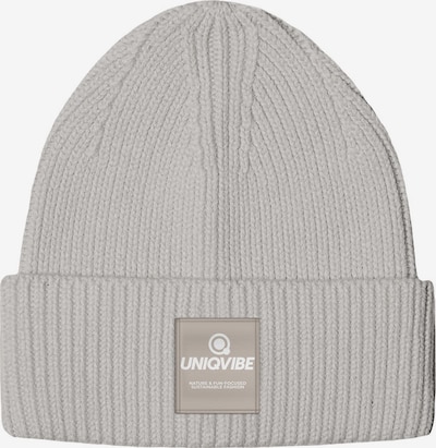 UNIQVIBE Muts in de kleur Beige / Wit, Productweergave