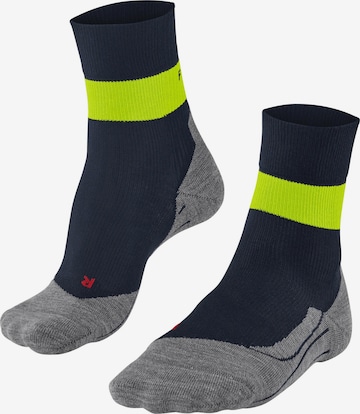 FALKE Sportsocken 'RU Compression Stabilizing' in Blau: Vorderseite